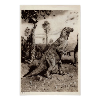 Vintage Dinosaur Print #1