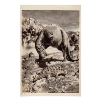Vintage Dinosaur Print #2