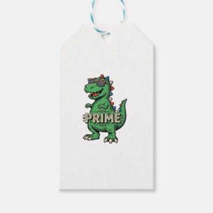 Vintage Dinosaur Sunglasses Prime Cartoon Shirt_1 Gift Tags