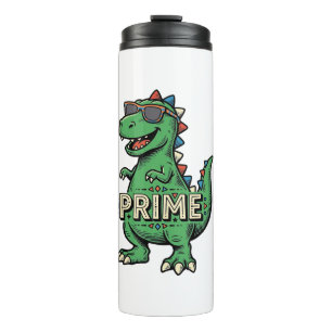 Vintage Dinosaur Sunglasses Prime Cartoon Shirt_1 Thermal Tumbler