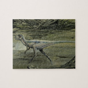 Vintage Dinosaurs, a Cretaceous Hypsilophodon Jigsaw Puzzle