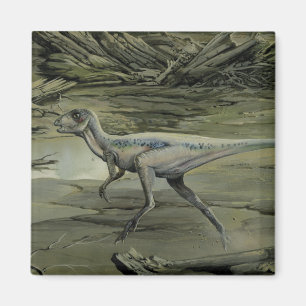 Vintage Dinosaurs, a Cretaceous Hypsilophodon Magnet