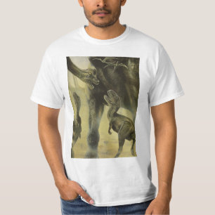 Vintage Dinosaurs, Torvosaurus and Brachiosaurus T-Shirt