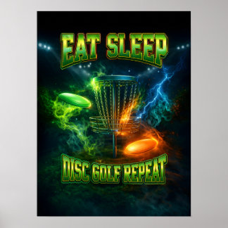 Vintage Disc Golf Bootleg Poster