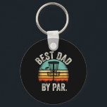 Vintage Disc Golf Dad - Best Dad By Par Disc Golf  Key Ring<br><div class="desc">Vintage Disc Golf Dad - Best Dad By Par Disc Golf</div>