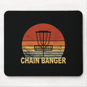 Vintage Disc Golf Dad Funny Chain Nger Sket Mouse Pad
