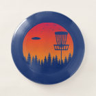 Vintage Disc Golf Frolf Frisbee Player Retro