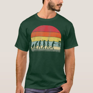 Vintage Disc Golf Gift Retro Evolution Disc Golf T-Shirt