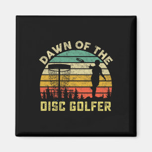 Vintage Disc Golf Player Dawn Of The Disc Golfer G Magnet
