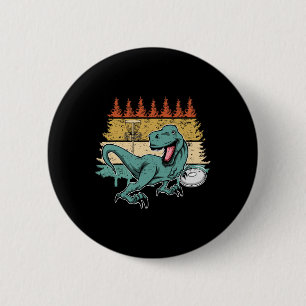 Vintage Disc Golf Player I Dinosaur Disc Golf Sket 6 Cm Round Badge