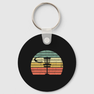 Vintage Disc Golf Retro Frisbee Golf Disc Sport Gi Key Ring