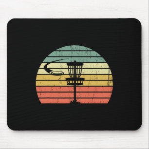 Vintage Disc Golf Retro Frisbee Golf Disc Sport Gi Mouse Pad