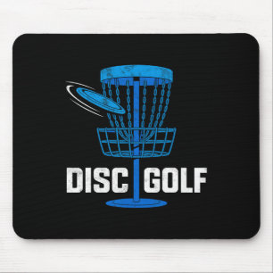 Vintage Disc Golf Sket Player Golfer Golfing Sport Mouse Pad