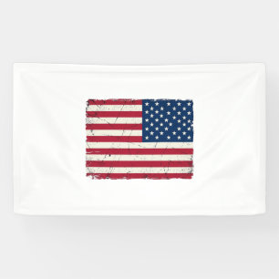 Vintage Distressed American Flag Vector Shirt Desi Banner