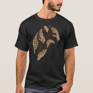 Vintage Distressed Cheetah Head Cheetah Face Big C T-Shirt