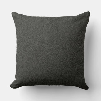 Vintage Distressed Cognac Leather Texture Cushion