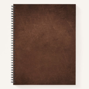 Vintage Distressed Cognac Leather Texture Notebook