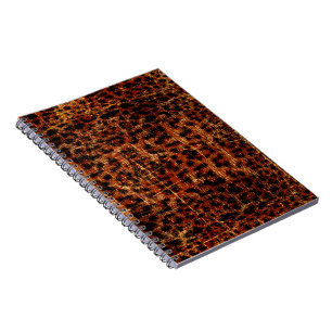 Vintage Distressed Grunge Jaguar Animal Print Notebook