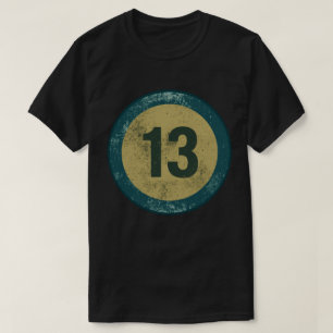 Vintage Distressed Number 13 T-Shirt