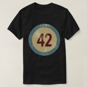 Vintage Distressed Number 42 T-Shirt