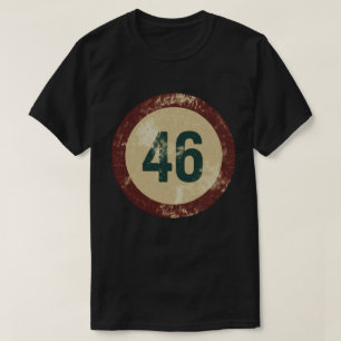 Vintage Distressed Number 46 T-Shirt