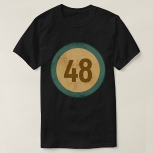 Vintage Distressed Number 48 T-Shirt