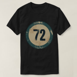 Vintage Distressed Number 72 T-Shirt