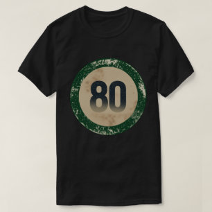 Vintage Distressed Number 80 T-Shirt