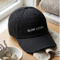 Vintage Distressed Slow Living Serif Typography Bl
