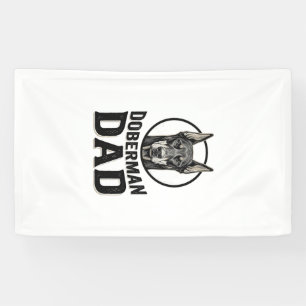 Vintage Doberman Dad Engraving Dog Lover Design_1 Banner