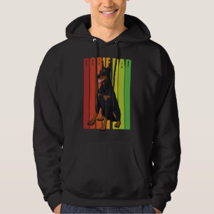 Vintage Doberman Pinscher Dad Hoodie