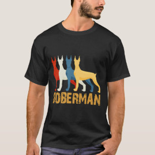 Vintage Doberman Pinscher For Dog Lovers T-Shirt