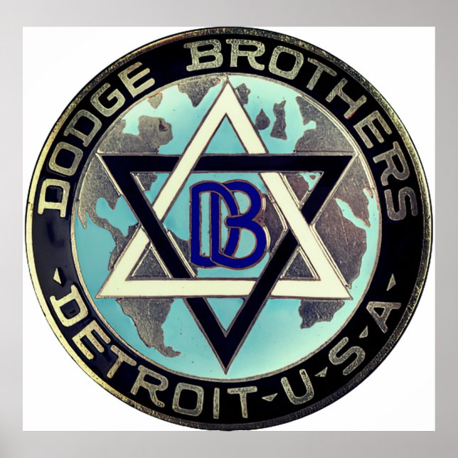 Vintage Dodge Brothers Poster (Front)