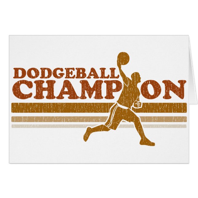 Vintage Dodgeball Champion (Front Horizontal)