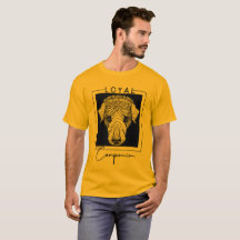 Vintage Dog Art T-Shirt by Julie de Graag