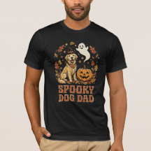 Vintage Dog Dad Halloween Graphic