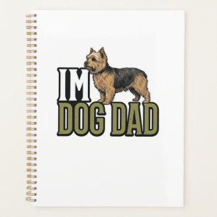 Vintage Dog Dad Terrier Engraving Shirt Design_1 Planner
