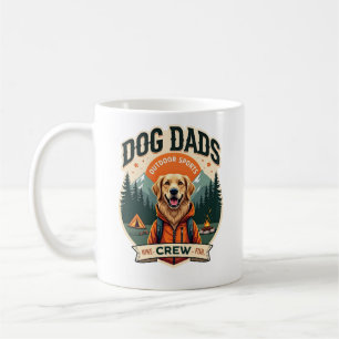 Vintage Dog Dads Outdoor Sports Crew Golden Retrie Coffee Mug