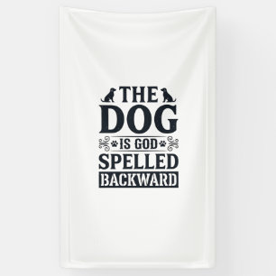 Vintage Dog Is God Spelled Backward Shirt Design_1 Banner