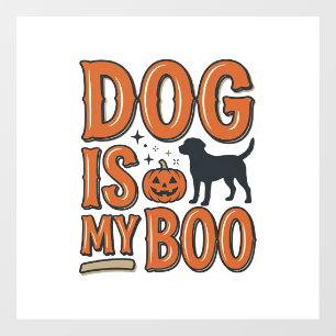 Vintage Dog Is My Boo Halloween Shirt Design_1