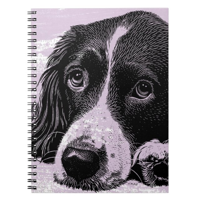 Vintage Dog Notebook (Front)