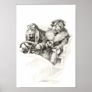 Vintage Dog Poster