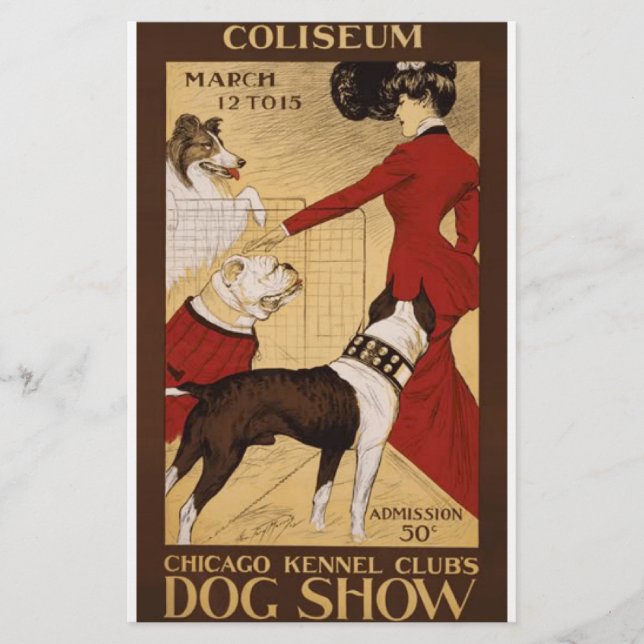 Vintage Dog Show Flyer (Front)