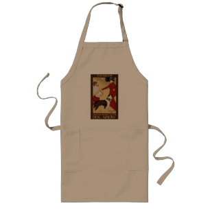 Vintage Dog Show Long Apron