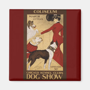 Vintage Dog Show Magnet