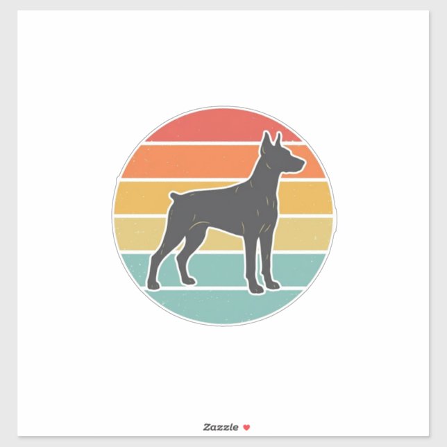 Vintage Dog Sunset Silhouette Vector Design_1 (Sheet)