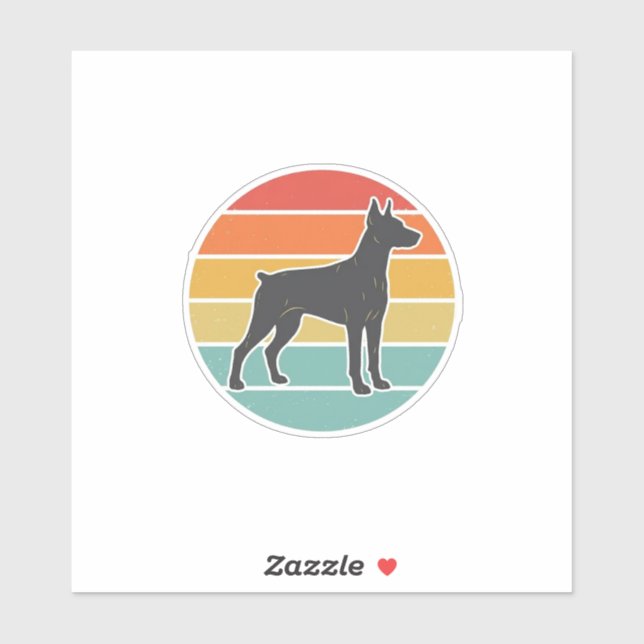 Vintage Dog Sunset Silhouette Vector Design_1 (Sheet)