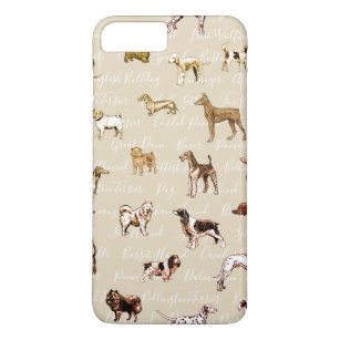 Vintage Dogs Cell Phone Case