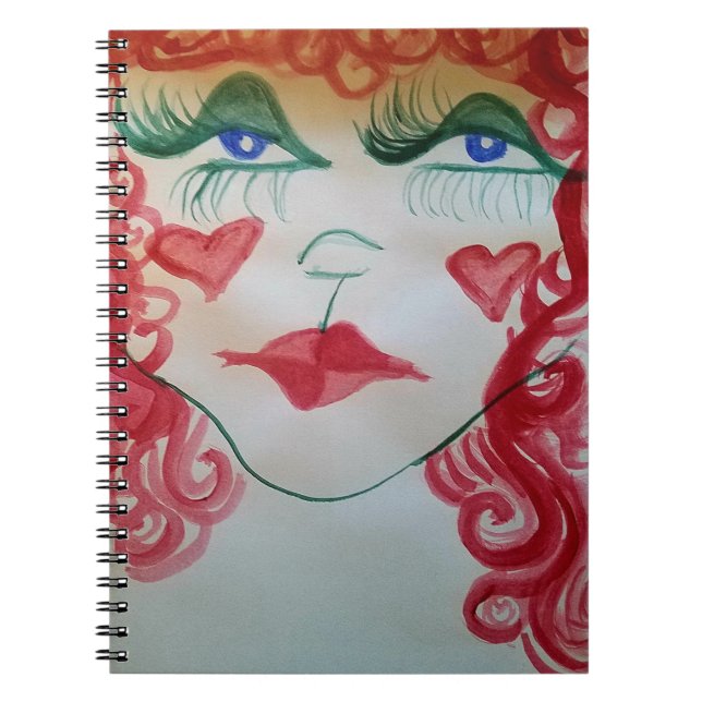 Vintage Doll Vibes Notebook (Front)