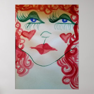 Vintage Doll Vibes Poster